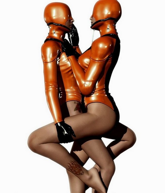 chained bondage models